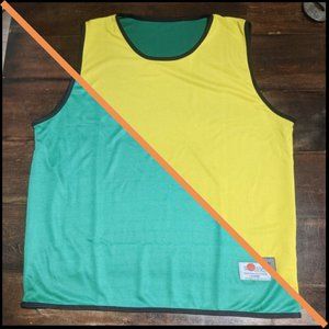 NWT Reversible green/yellow scrimmage vest